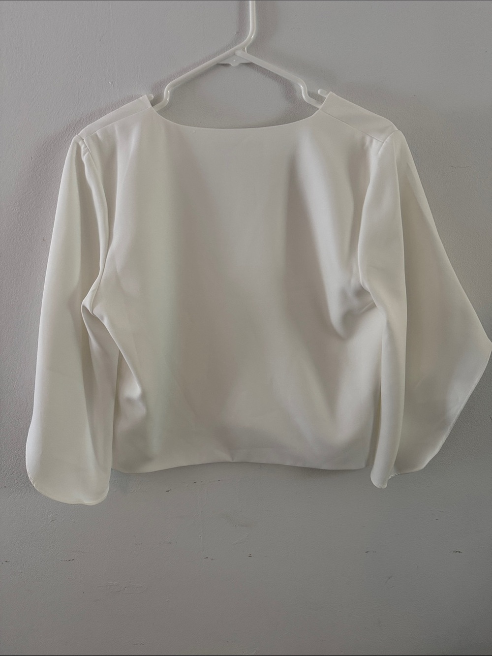 NWT Mare Mare Anthropologie The Veronica Cape Blouse White Sz M - Picture 7 of 7